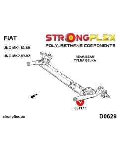 061173A: Rear beam bush SPORT 2