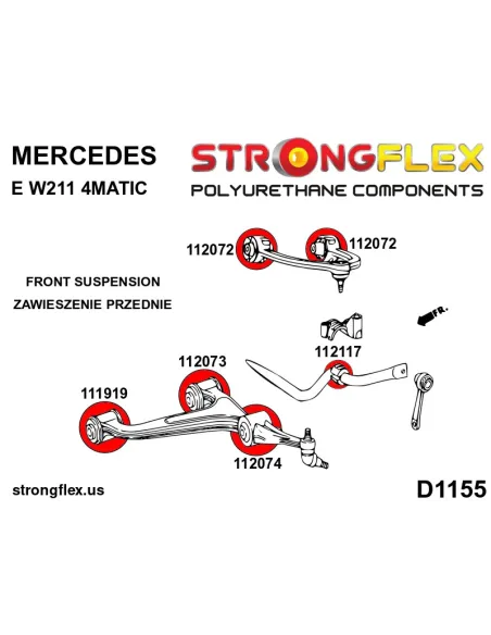 112072B: Front control arm – front bush