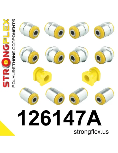 126147A: Rear suspension bush kit SPORT