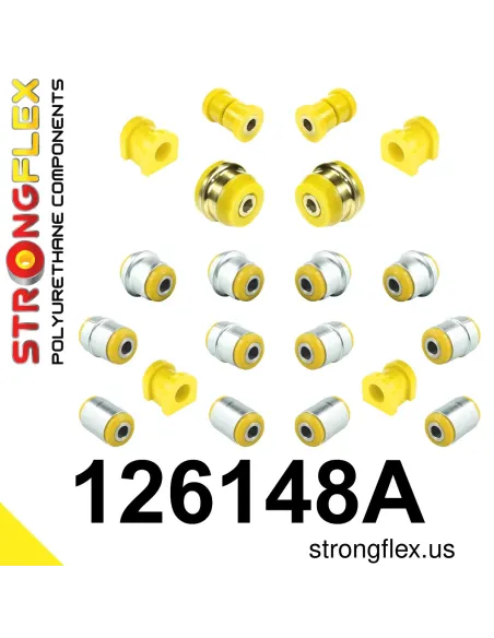 126148A: Full suspension polyurethane bush kit SPORT