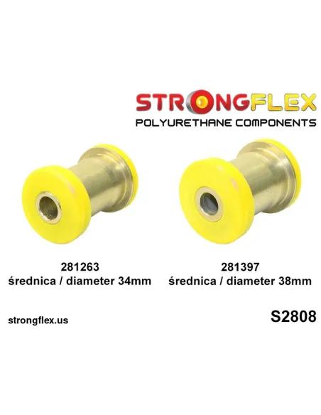 286209A: Front suspension bush kit SPORT