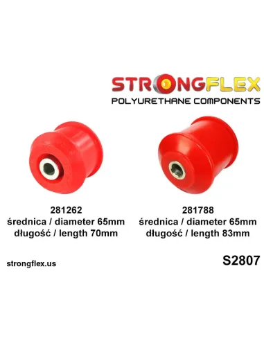 281262B: Front lower radius arm to chassis bush