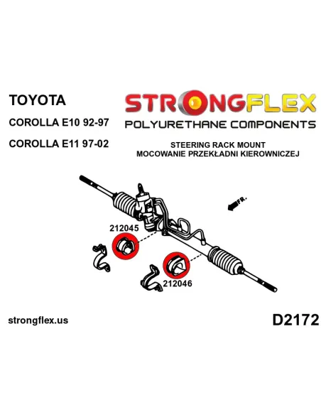 216285A: Full suspension bush kit SPORT