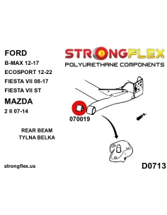 070019A: Rear beam bush SPORT 2